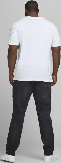 Jack & Jones JJECORP LOGO T-Shirt White - Majice Kratkih Rukava - Muške Majice Kratkih Rukava Veliki Brojevi 