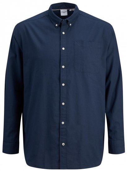 Jack & Jones OXFORD LS Shirt Navy Blazer - Košulje - Muške Košulje Veliki Brojevi