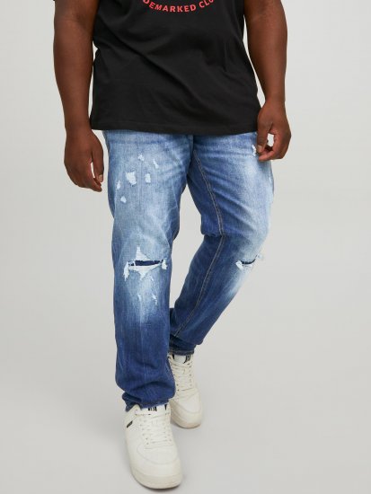 Jack & Jones JJIGLENN JJSEAL Blue Denim Jeans - Traperice & hlače - Muške Traperice i Hlače Veliki Brojevi