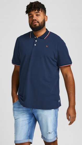 Jack & Jones JPRWINBLU Poloshirt Navy Blazer - Polo majice - Muške Polo Majice Veliki Brojevi