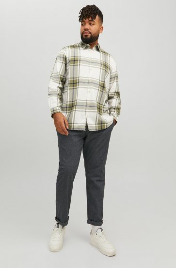 Jack & Jones JORJOSHUA Checked Shirt Dusty Olive - Košulje - Muške Košulje Veliki Brojevi
