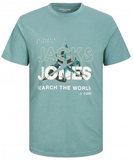 Jack & Jones JCOHUNT T-Shirt Trellis - Majice Kratkih Rukava - Muške Majice Kratkih Rukava Veliki Brojevi 