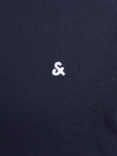 Jack & Jones PAULOS T-Shirt Navy Blazer - Majice Kratkih Rukava - Muške Majice Kratkih Rukava Veliki Brojevi 