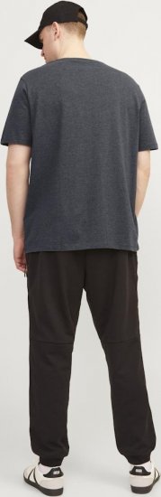 Jack & Jones PAULOS T-Shirt Dark Grey Melange - Majice Kratkih Rukava - Muške Majice Kratkih Rukava Veliki Brojevi 