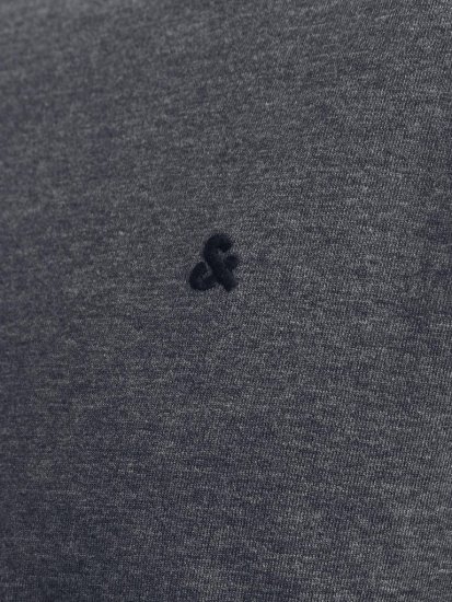Jack & Jones PAULOS T-Shirt Dark Grey Melange - Majice Kratkih Rukava - Muške Majice Kratkih Rukava Veliki Brojevi 