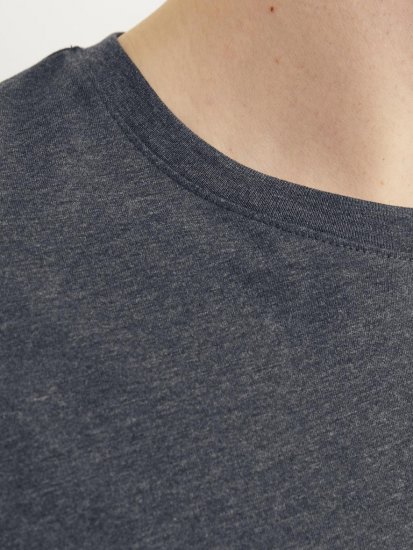 Jack & Jones PAULOS T-Shirt Dark Grey Melange - Majice Kratkih Rukava - Muške Majice Kratkih Rukava Veliki Brojevi 