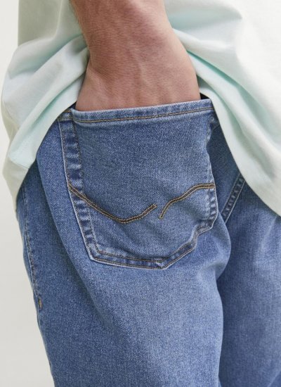 Jack & Jones GLENN ORIGINAL MF 071 Jeans Blue Denim - Traperice & hlače - Muške Traperice i Hlače Veliki Brojevi