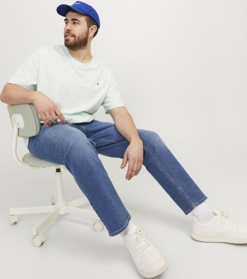 Jack & Jones GLENN ORIGINAL MF 071 Jeans Blue Denim - Traperice & hlače - Muške Traperice i Hlače Veliki Brojevi