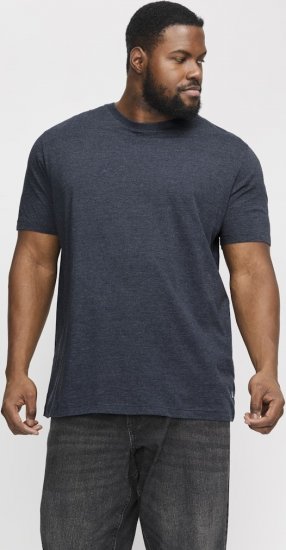 Jack & Jones ORGANIC T-Shirt Navy Blazer/Melange - Majice Kratkih Rukava - Muške Majice Kratkih Rukava Veliki Brojevi 