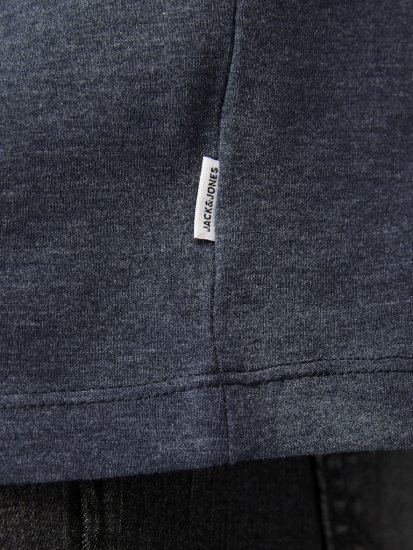Jack & Jones ORGANIC T-Shirt Navy Blazer/Melange - Majice Kratkih Rukava - Muške Majice Kratkih Rukava Veliki Brojevi 