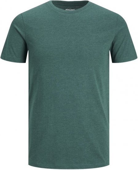 Jack & Jones ORGANIC T-Shirt Green/Melange - Majice Kratkih Rukava - Muške Majice Kratkih Rukava Veliki Brojevi 