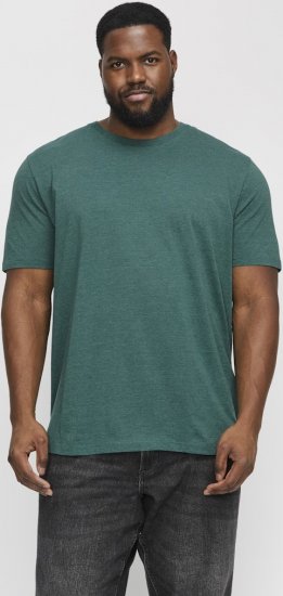 Jack & Jones ORGANIC T-Shirt Green/Melange - Majice Kratkih Rukava - Muške Majice Kratkih Rukava Veliki Brojevi 