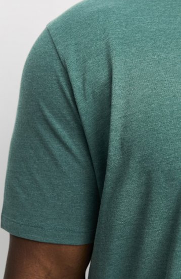 Jack & Jones ORGANIC T-Shirt Green/Melange - Majice Kratkih Rukava - Muške Majice Kratkih Rukava Veliki Brojevi 