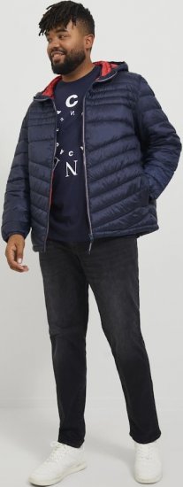 Jack & Jones GLENN FOX GE 147 Jeans Black Denim - Traperice & hlače - Muške Traperice i Hlače Veliki Brojevi