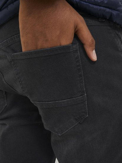 Jack & Jones GLENN FOX GE 147 Jeans Black Denim - Traperice & hlače - Muške Traperice i Hlače Veliki Brojevi
