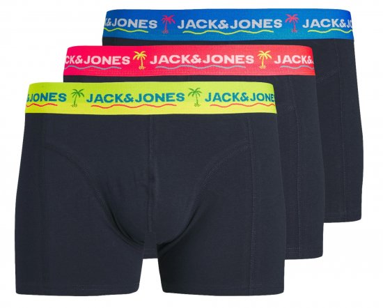 Jack & Jones JACTHOMAS Trunks 3-Pack Navy Blazer - Donje rublje & kupaće hlače - muške donje rublje veliki brojevi