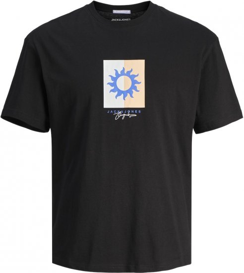 Jack & Jones JORMARBELLA BRANDING TEE SS Black - Majice Kratkih Rukava - Muške Majice Kratkih Rukava Veliki Brojevi 