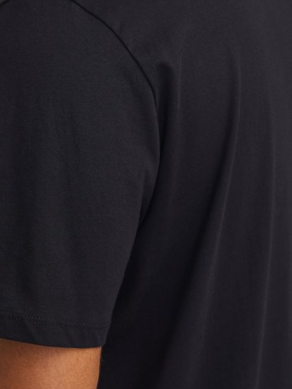 Jack & Jones LOGO O-Neck T-Shirt Black - Majice Kratkih Rukava - Muške Majice Kratkih Rukava Veliki Brojevi 