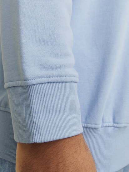 Jack & Jones HUDSON Sweatshirt Chambray Blue - Puloveri & dukserice - Muške Puloveri & dukserice veliki brojevi