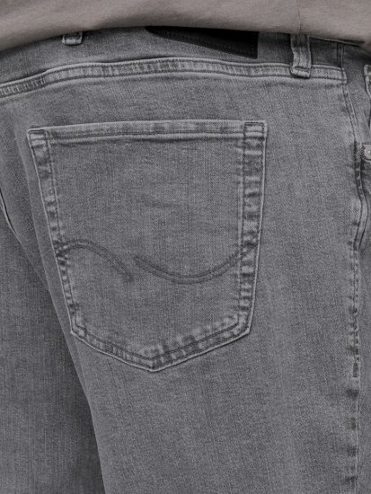 Jack & Jones GLENN ORIGINAL SQ 703 Grey Denim - Traperice & hlače - Muške Traperice i Hlače Veliki Brojevi