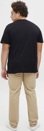 Jack & Jones Tarmac Branding Crew Neck T-Shirt Black - Majice Kratkih Rukava - Muške Majice Kratkih Rukava Veliki Brojevi 