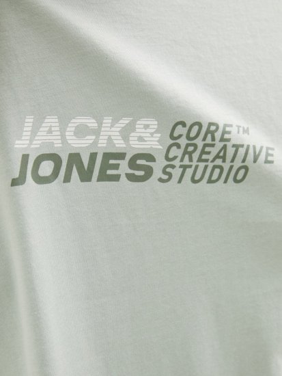 Jack & Jones Tarmac Branding Crew Neck T-Shirt Green - Majice Kratkih Rukava - Muške Majice Kratkih Rukava Veliki Brojevi 