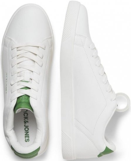 Jack & Jones Bosley Sneakers White/MEDIUM GREEN - Muške cipele 40-52 - 