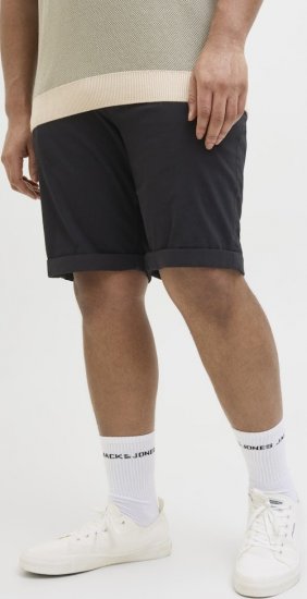 Jack & Jones Dave Chino Shorts Black - Kratke hlače - Muške Kratke Hlače Veliki Brojevi 
