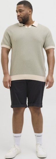 Jack & Jones Dave Chino Shorts Black - Kratke hlače - Muške Kratke Hlače Veliki Brojevi 