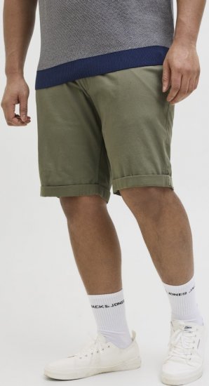 Jack & Jones Dave Chino Shorts Green - Kratke hlače - Muške Kratke Hlače Veliki Brojevi 
