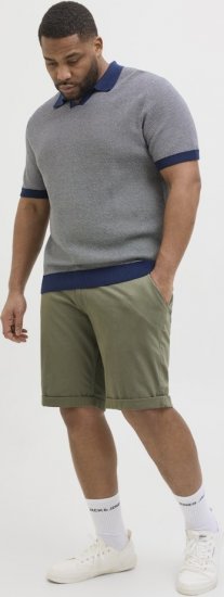 Jack & Jones Dave Chino Shorts Green - Kratke hlače - Muške Kratke Hlače Veliki Brojevi 