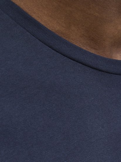  Jack & Jones Jaxon Crew Neck T-Shirt Sky Captain - Majice Kratkih Rukava - Muške Majice Kratkih Rukava Veliki Brojevi 