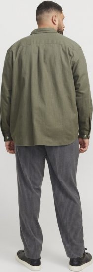 Jack & Jones Raymond Spring Long Sleeve Overshirt Green - Košulje - Muške Košulje Veliki Brojevi
