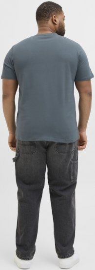 Jack & Jones Anatomy Skull Crew Neck T-Shirt Grey - Majice Kratkih Rukava - Muške Majice Kratkih Rukava Veliki Brojevi 