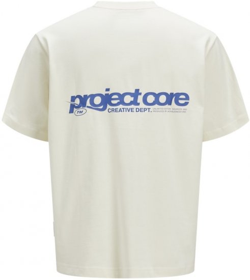 Jack & Jones Union Front & Back Print Crew Neck T-Shirt Yellow - Majice Kratkih Rukava - Muške Majice Kratkih Rukava Veliki Brojevi 