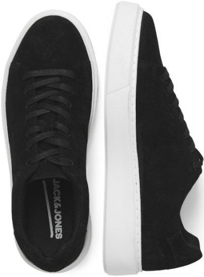 Jack & Jones Stockholm Leather Sneakers Black/Suede - Muške cipele 40-52 - 