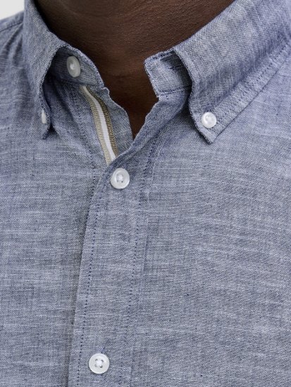 Jack & Jones Summer Shield Short Sleeve Shirt Faded Denim - Košulje - Muške Košulje Veliki Brojevi