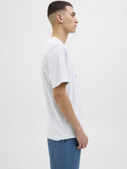 Jack & Jones Calma Crew Neck T-Shirt Gray Dawn - Majice Kratkih Rukava - Muške Majice Kratkih Rukava Veliki Brojevi 