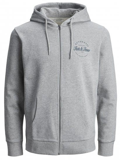 Jack & Jones JJDUSTY Hoodie Light Gray - Puloveri & dukserice - Muške Puloveri & dukserice veliki brojevi