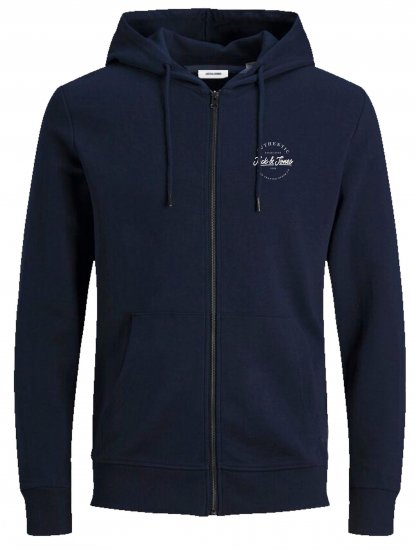 Jack & Jones JJDUSTY Hoodie Navy - Puloveri & dukserice - Muške Puloveri & dukserice veliki brojevi