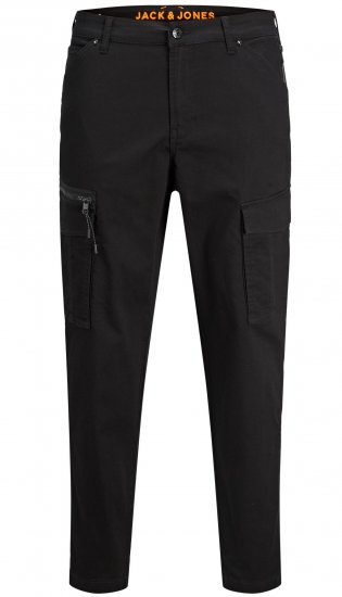 Jack & Jones JPSTACE JJDEX Cargo Pants Black - Traperice & hlače - Muške Traperice i Hlače Veliki Brojevi