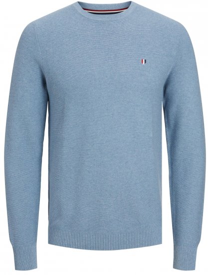 Jack & Jones JPRBLUROY Knitted Sweater Faded Denim - Puloveri & dukserice - Muške Puloveri & dukserice veliki brojevi