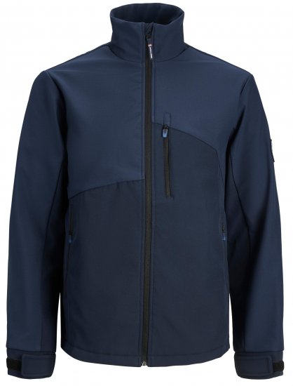 jack & Jones JCOARC Softshell Jacket Navy - Jakne - Muške Jakne Veliki Brojevi