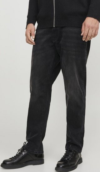 Jack & Jones GLENN ORIGINAL MF 073 Black Denim - Traperice & hlače - Muške Traperice i Hlače Veliki Brojevi