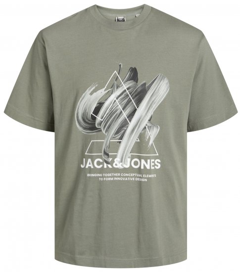 Jack & Jones JCOTINT T-Shirt Agave Green - Majice Kratkih Rukava - Muške Majice Kratkih Rukava Veliki Brojevi 