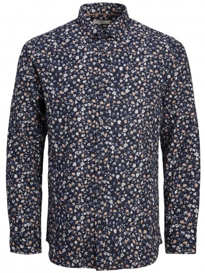 Jack & Jones JPRBLANORDIC LS Shirt Night Sky - Košulje - Muške Košulje Veliki Brojevi