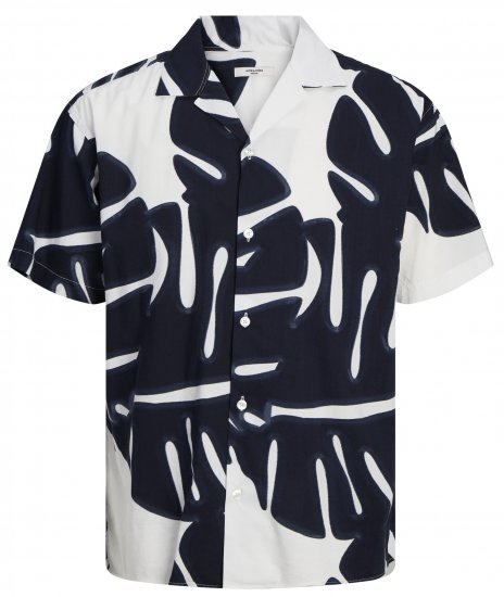 Jack & Jones JPRBLAPALMA RESORT Shirt Snow White - Košulje - Muške Košulje Veliki Brojevi