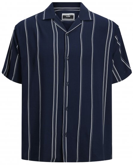 Jack & Jones JCOJEFF AOP Resort Shirt Navy Blazer - Košulje - Muške Košulje Veliki Brojevi