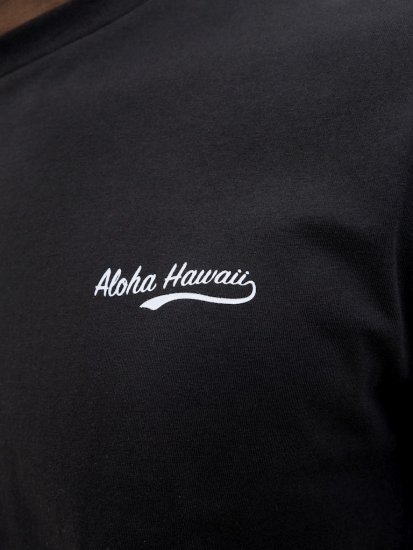 Jack & Jones Zekiel Crew Neck T-Shirt Black - Majice Kratkih Rukava - Muške Majice Kratkih Rukava Veliki Brojevi 