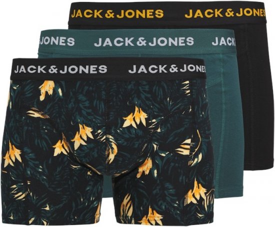 Jack & Jones Tyler Trunks 3-Pack Black - Donje rublje & kupaće hlače - muške donje rublje veliki brojevi